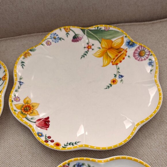 Villeroy & Boch Spring Awakening Plates Set of 4 - Picture 5 of 7